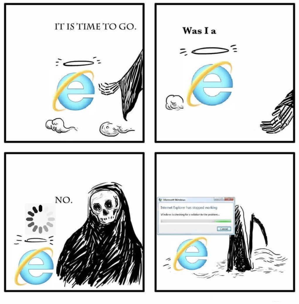 IE浏览器今日退役,一个时代结束!